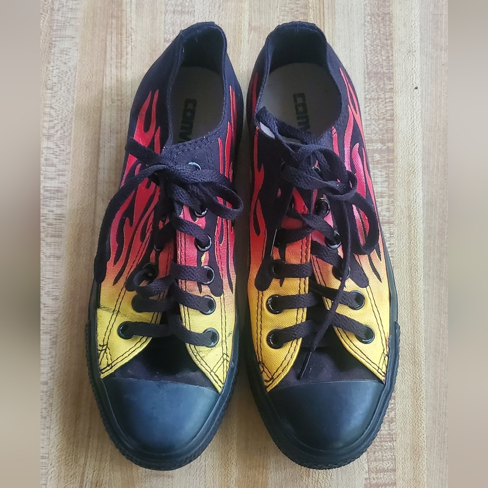 Converse All-Star Black Flame Low-Tops